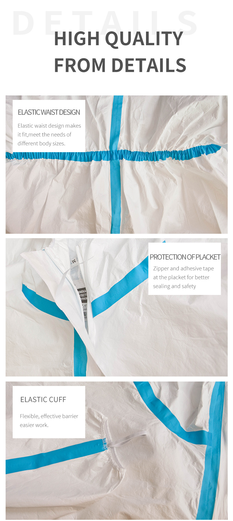Protective Disposable Protective and Safety Equipment Suit/Clothing