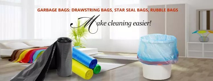Factory Biodegradalbe Garbage Bags / Trash Bags / Bin Liners / Trash Bags