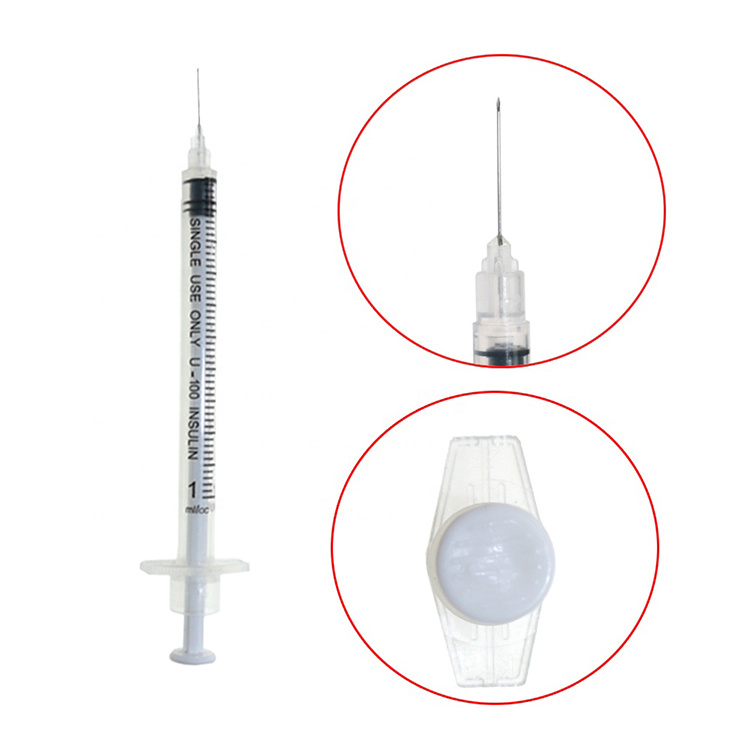 Disposable Ultra Sharp Needle Medical Insulin Syringe and Needle