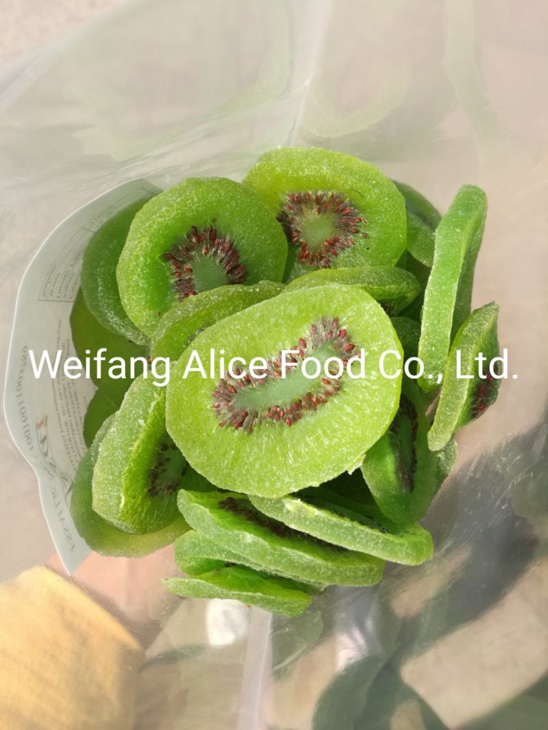 Hot Selling Chinese Dried Fruit Preserved Fruit Dried Green Kiwi