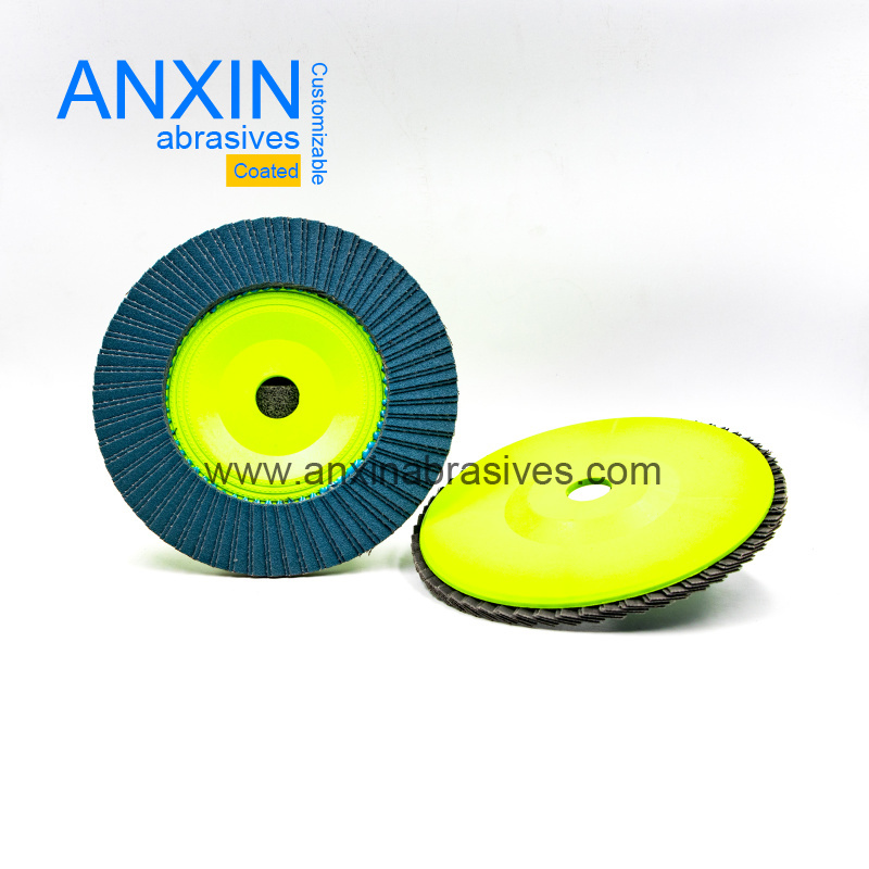 Abrasive Grinding Wheel with Double Flaps for Ss Sharp Working