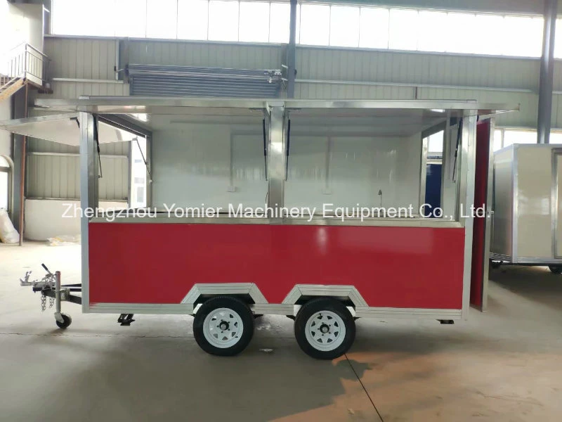 Mobile Noodles Popcorn Food Cooking Truck with Ce