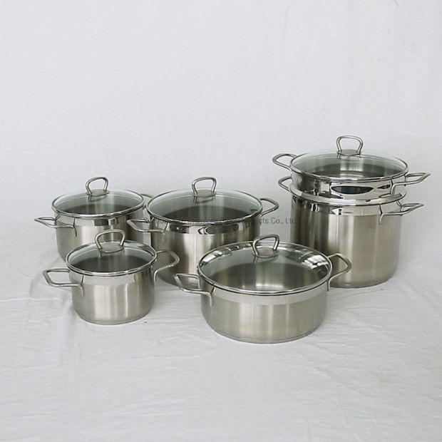 Eco-Friendly Stainless Kitchen Soup Pot Stockpot High Quality Hot Sale Soup & Stock Pots