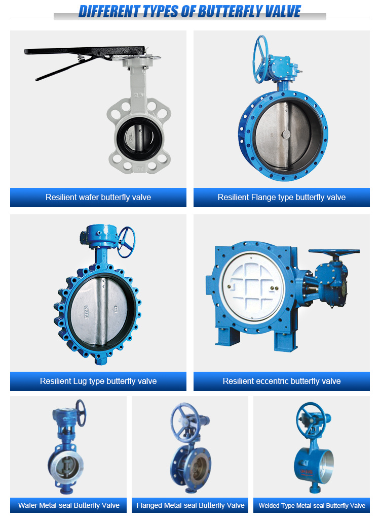 Midline Lug Type Butterfly Valve with Hand Lever or Gearbox or with Electrical Actuator or Pneumatic Actuator