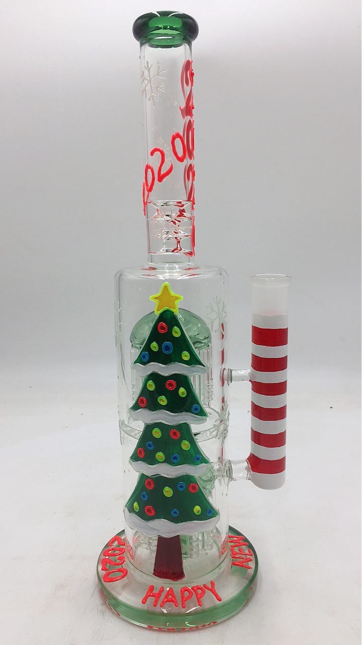 2019 Christmas Stock Smoking Glass Water Pipe Hot Selling