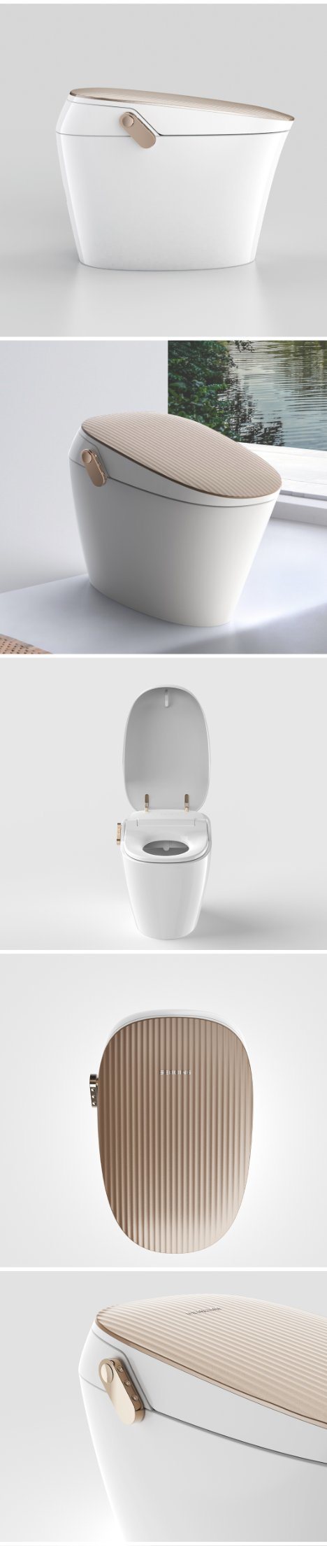 Sanitary Instant Heating Automatic Inductive Intelligent Toilet Supplier