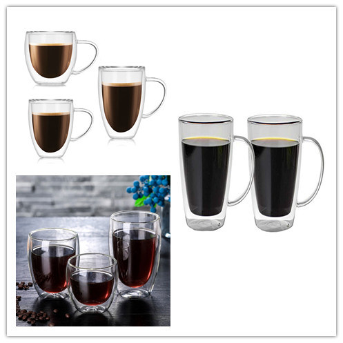 Factory Directly Provide Cup Glass Cup Colored Glass Mug Borosilicate Glass Tea Cup