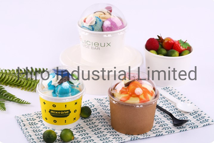 Waterproof Double PE Coating Paper Bowl for Hot Soup or Noodles