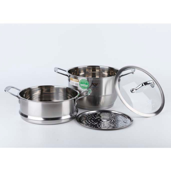 Cheap Price Stainless Steel Cooking Pot Soup Pot Steamer Pot