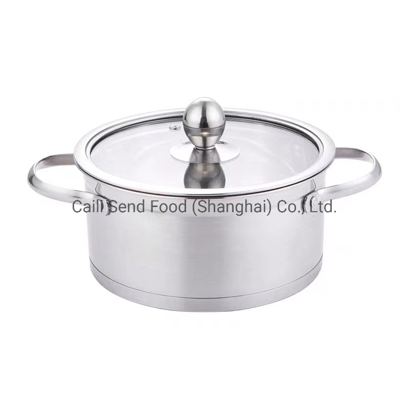 Chinese Stainless Steel Hot Pot with Titanium Inner Layer