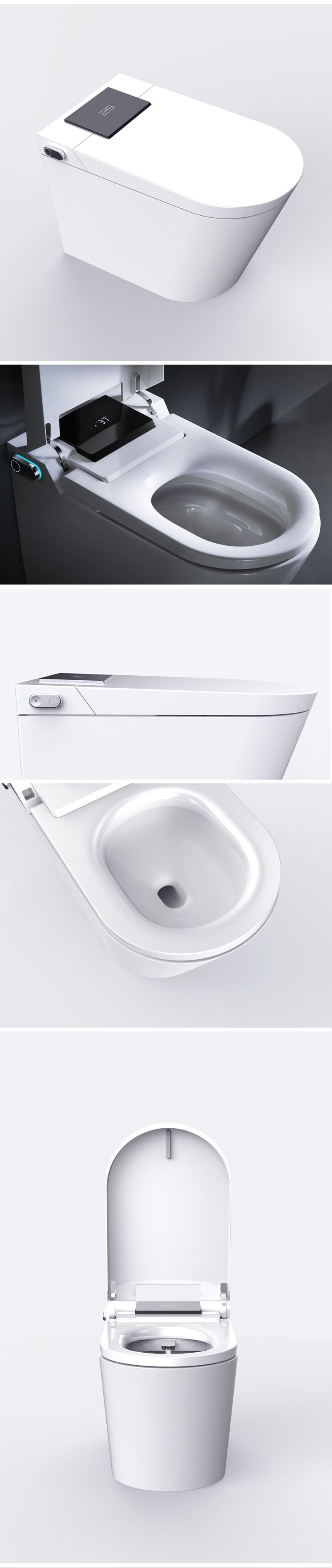 Sanitary Instant Heating Automatic Inductive Smart Toilet Manufacturers