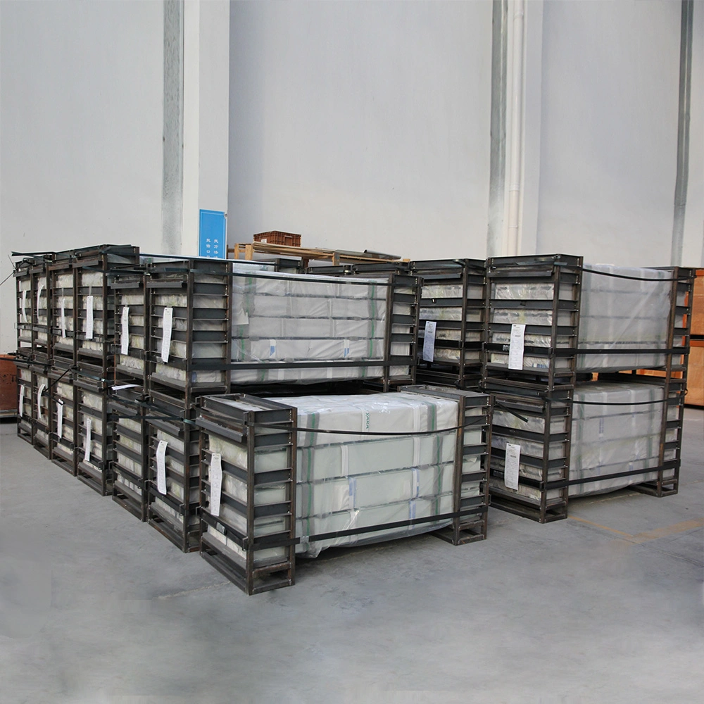 Glass Package Steel End Cap Safety Glass Racks