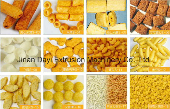 Popular Spicy Bars Produced by Dayi Double Screw Extruder