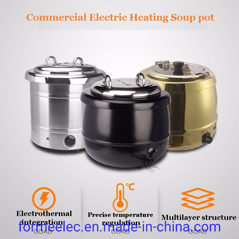 Buffet Tableware 10L Electric Soup Warmer Electronic Warm Soup Pot