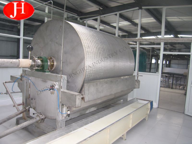 China Factory Potato Starch Milk Dewatering Machine Vacuum Filter Potato Starch Production Line