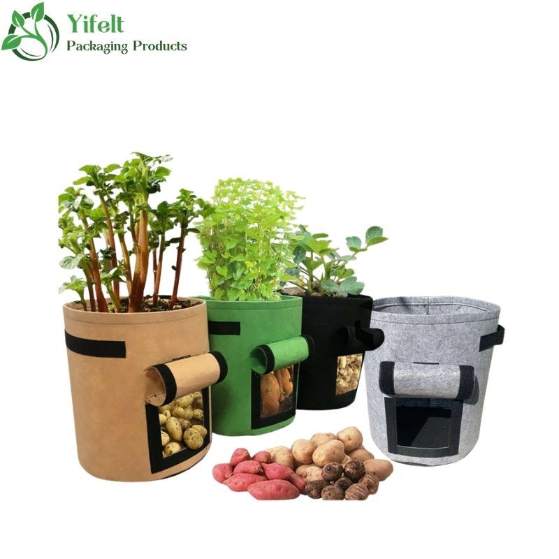 Garden Vegetables Planter Bags for Growing Potatoes, Taro, Radish, Carrots, Onions