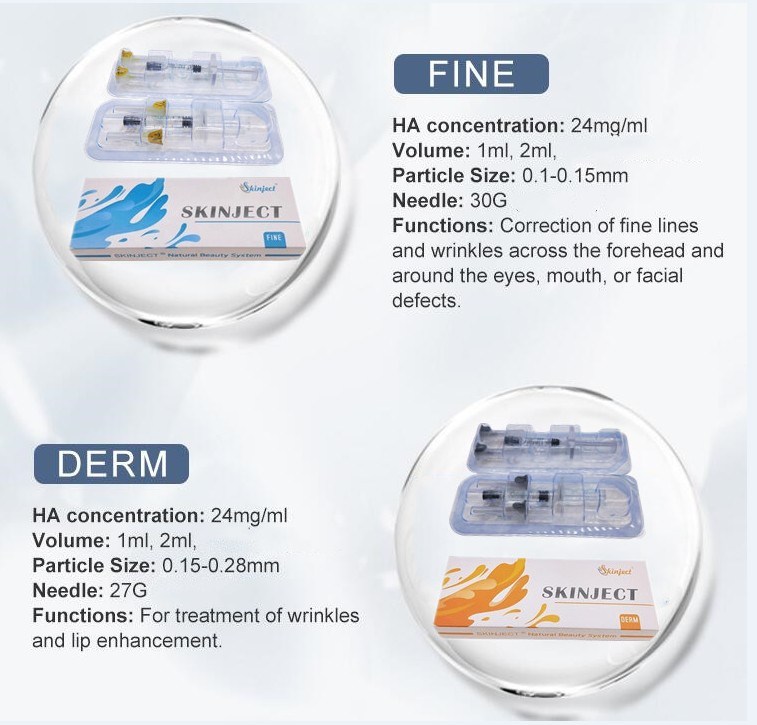 Hot Sales Jinan Skinject Hyaluronic Acid Dermal Filler for Nasolabial Folds