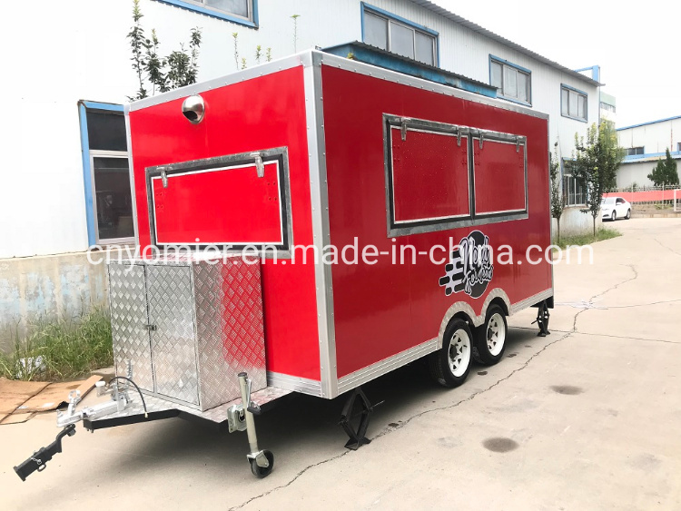Mobile Ice Cream BBQ Shawarma Food Cart