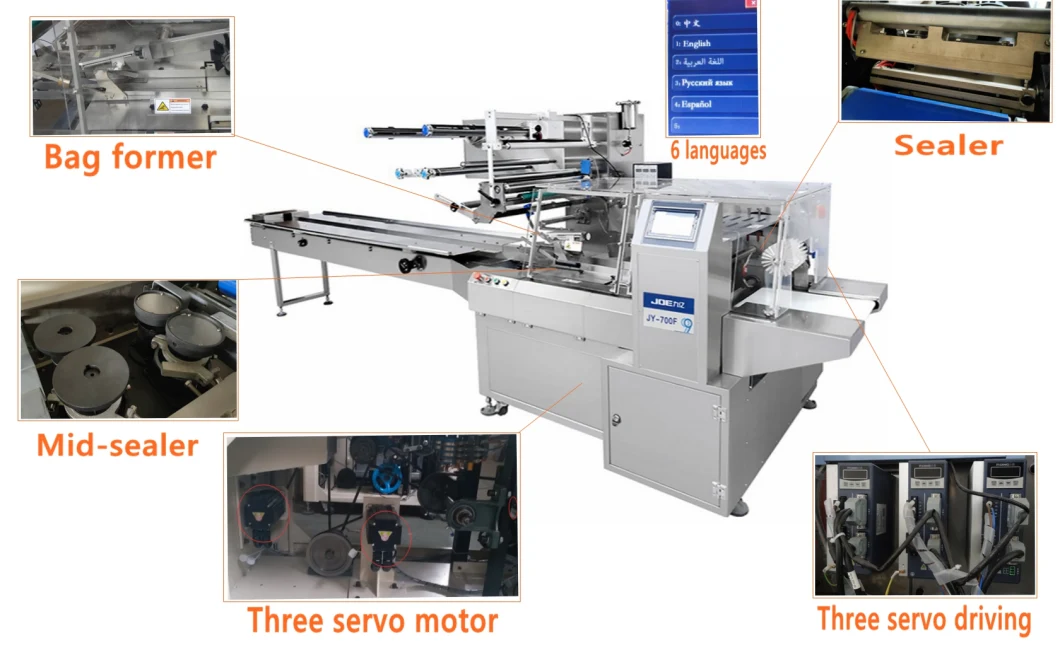 Servo Driven Instant Food Packaging Machinery for Stick Pouch