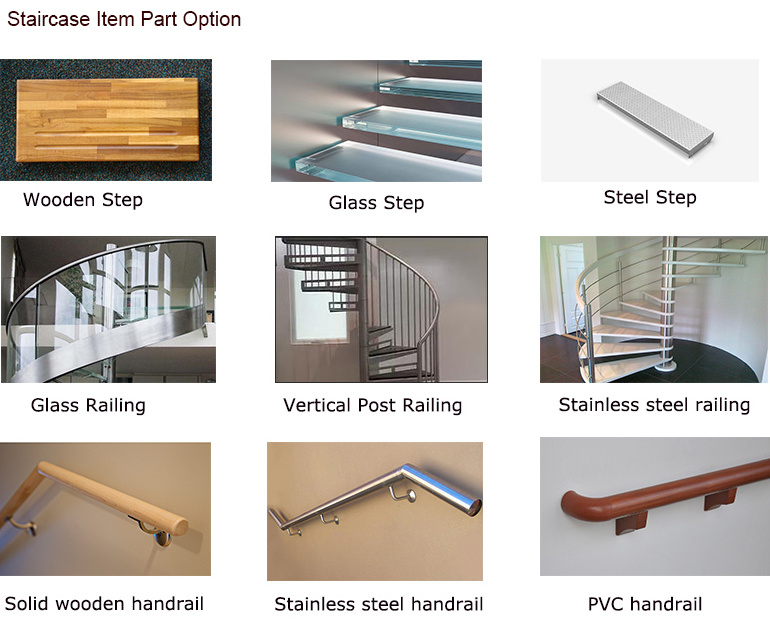 High Quality Indoor Spiral Staircase Kits / Spiral Staircases Used