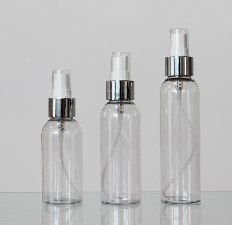 Stock Wholesale 250 Ml Clear Pet Bottles with Sprayer