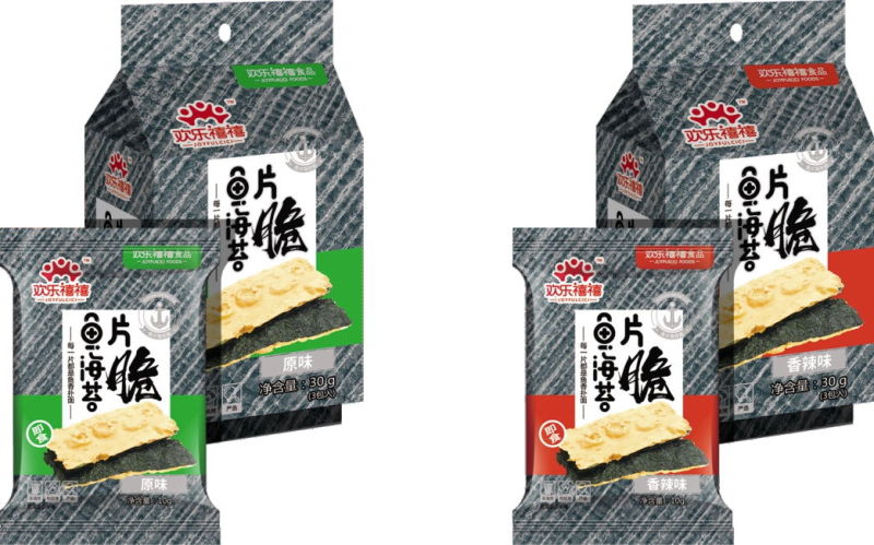 30g Spicy Flavor Roasted Seaweed Fish Topping Sandwich Snack