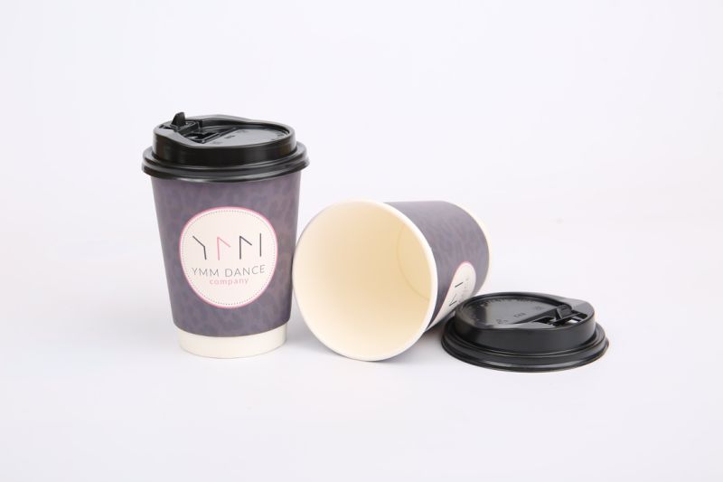 Disposable Double Wall Paper Hot Coffee Paper Cup Hot Drinking Cup