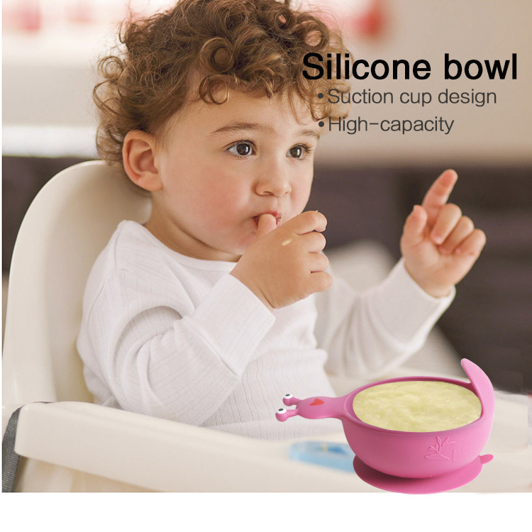 Reusable Noodle Soup Portable Large Silicone Baby Feeder Bowl