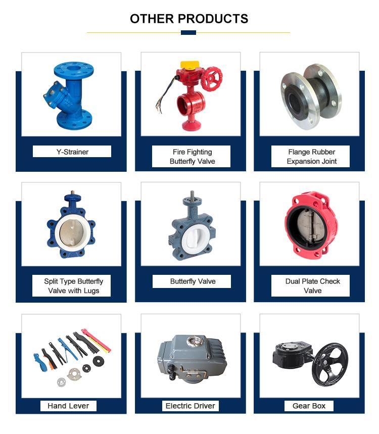 Cast Iron or Cast Steel or Ductile Iron Lug or Wafer Butterfly Valve