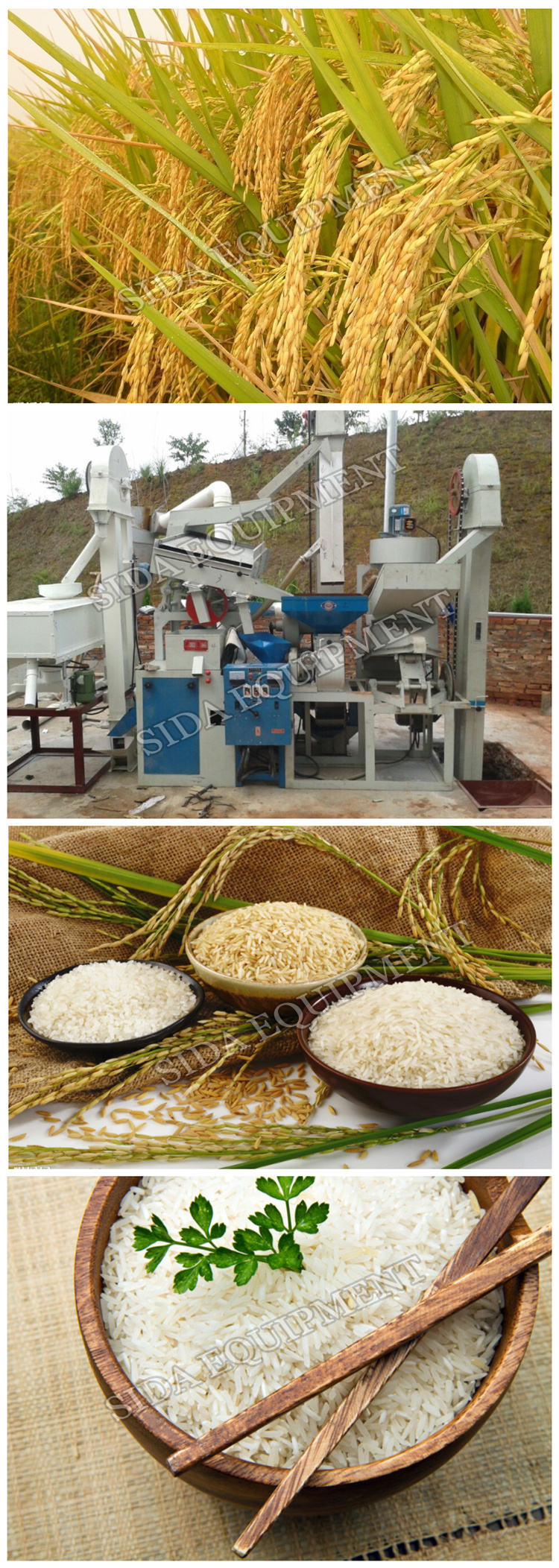 Rice Husker Rice Milling Machine for Brown Rice