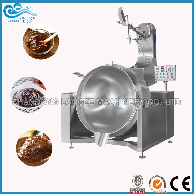 Ce Approved Industrial Cooking Mixer Machine Jacketed Kettle Cooking Kettle for Mung Bean Paste Vanilla Bean Paste for Sale