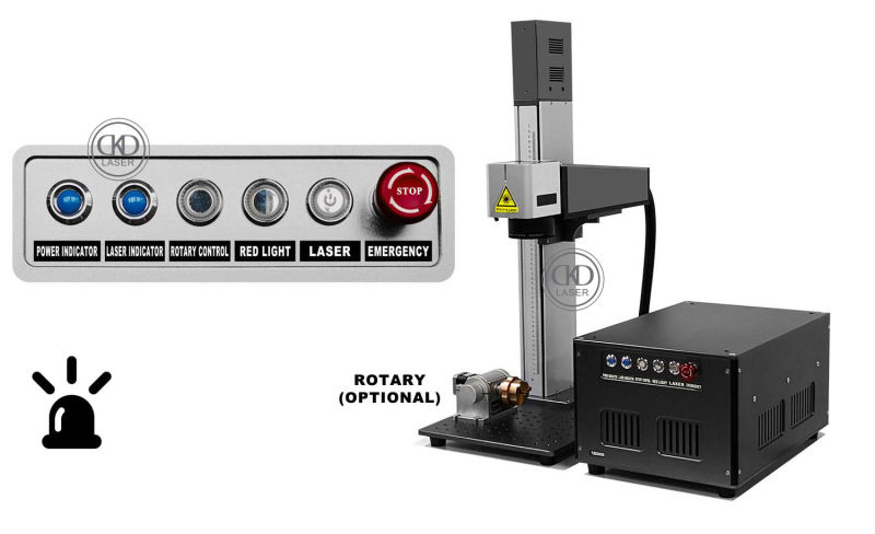 Z-Axis Automatically Focusing /3D Dynamic Auto Focus Laser Relief Hook Face Marking Machine