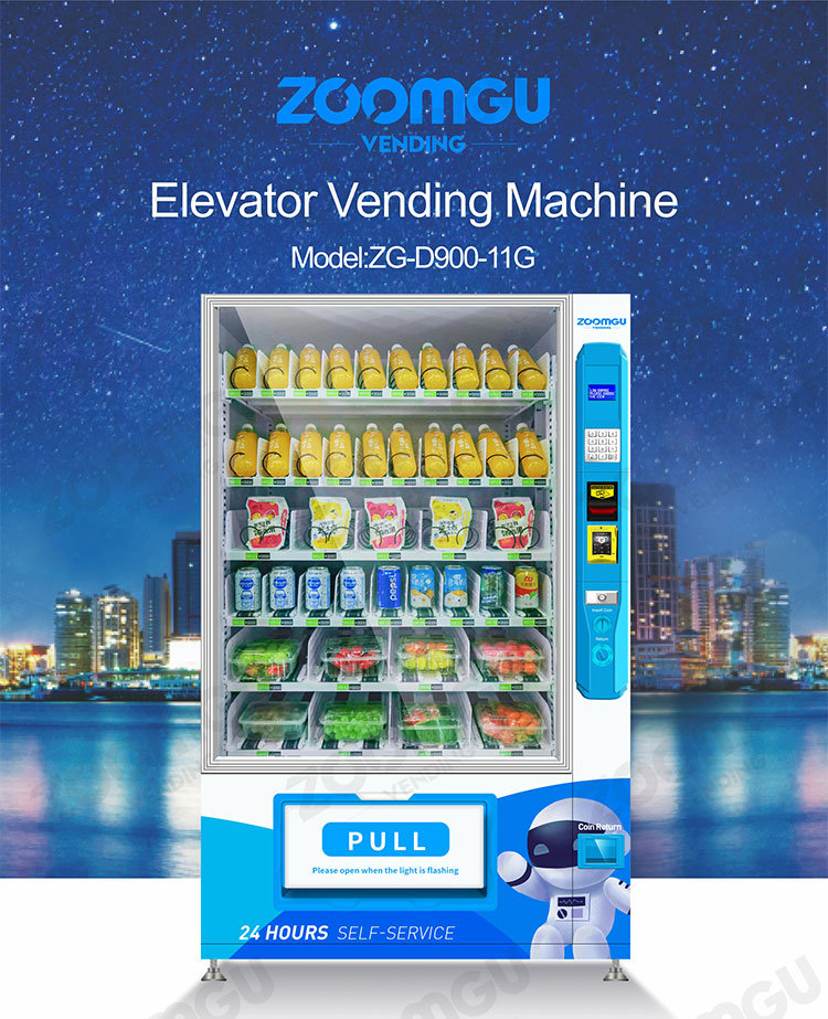 Zg Combo Vending Machine for Cooked Food