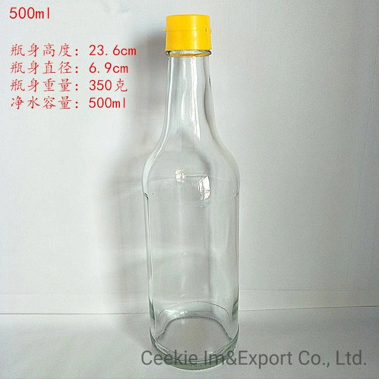 Spice Bottle Sauce Glass Bottle Sesame Oil Glass Bottle Vinegar Glass Bottle