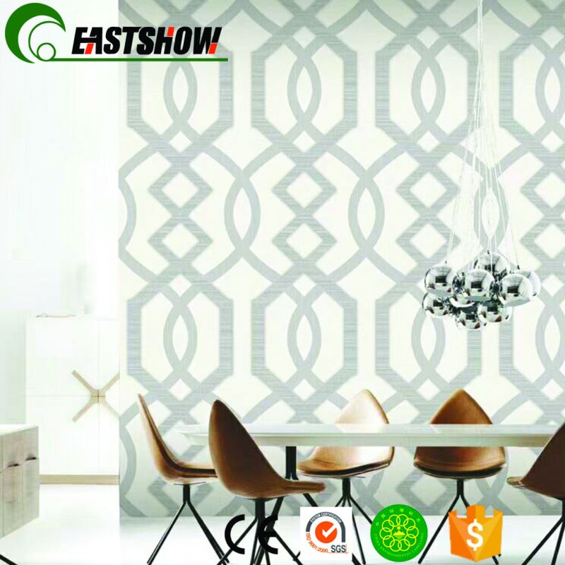 Chinese Elements Wall Paper with Abstract Chinese Knot (220-240g/sqm 53CM*10M)