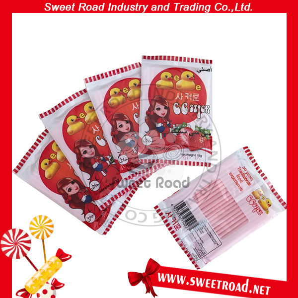 Sweet and Sour Mix Fruit Flavoured Strawberry Flavour Cc Stick Powder Candy