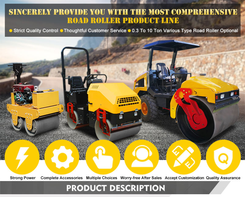 Wide Application Hand Road Roller Compactor Mini Road Roller