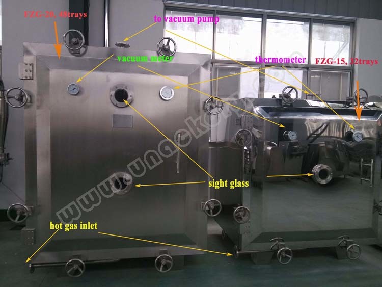 Vacuum Drying Machine with Water Heating or Steam Heating