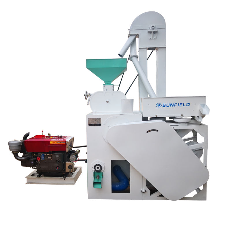Rice Mill Price/ Combine Rice Milling Equipment with Rice Roller