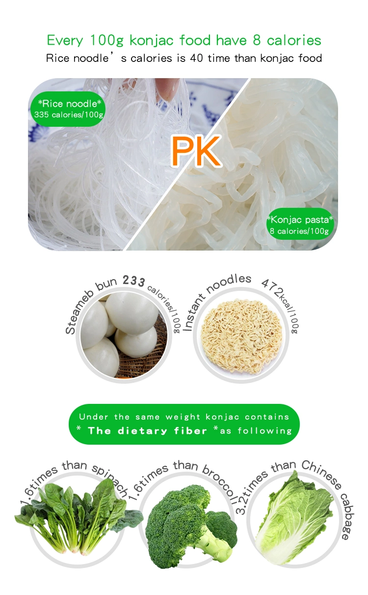 Cold Noodle with Sauce Package Individually Packaged Konjac Food