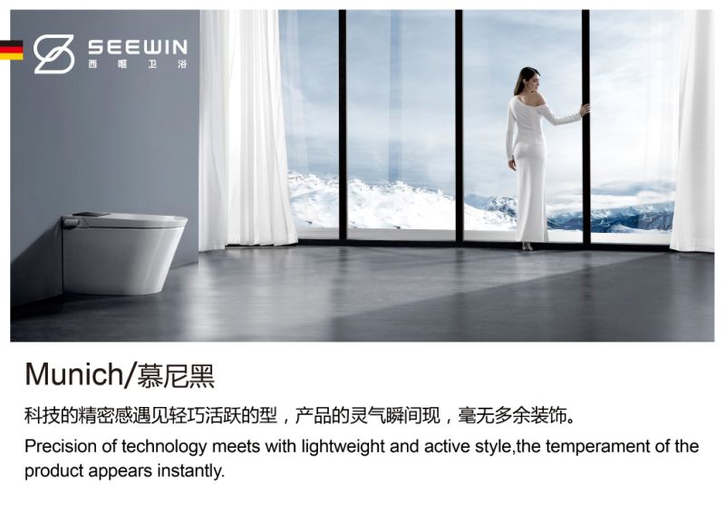 Sanitary Instant Heating Automatic Inductive Intelligent Toilet Factory