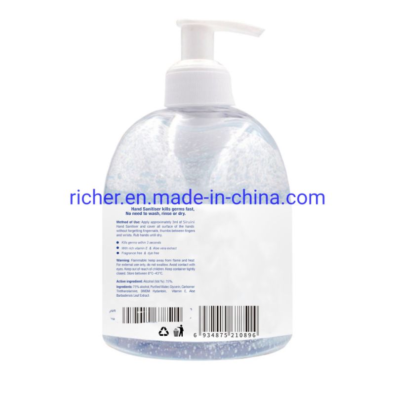 30ml 50ml 60ml Alcohol-Based Instant Hand Sanitizer with Ce Certificate&#160;