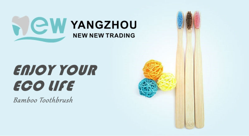 Natural Eco-Friendly Vegan 100% Biodegradable Dental Care Bamboo Toothbrush