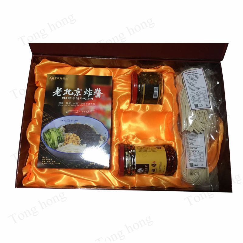 Custom The Book Shape Box for The Fast Food and Quick Cook Noodles and Sauce