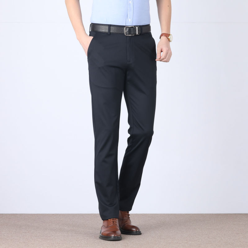Wholesale Casual Korean Style for Business Man Solid Color Pants