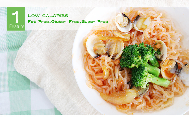 Low Calories and Low Carb Shirataki Noodles Pure Konjac Noodles