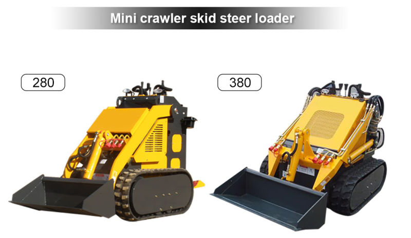 Compact Body Skid Steer Loader 300kg Mini Skid Steer Loader
