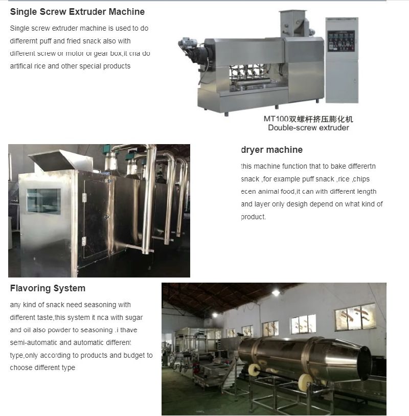 Automatic Industrial Nutritional Instant Rice Making Machine in China