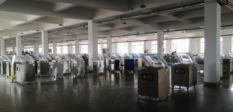 Double Chamber Type Vacuum Packaging Machine for Chicken Meat Beaf Rice Food and Noodles