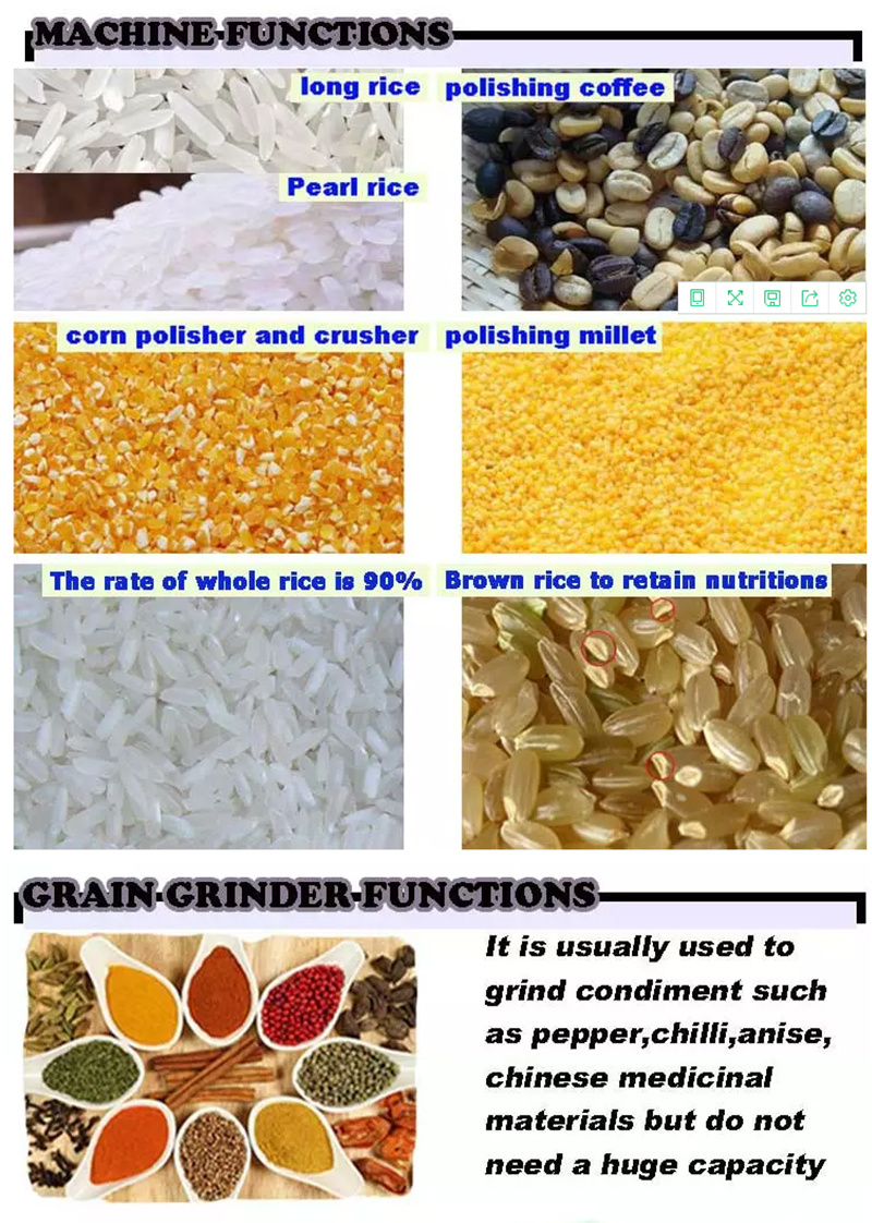 Low Price Home Use Mini Rice Milling Machine Rice Huller